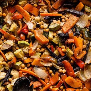 Verduras asadas al horno 