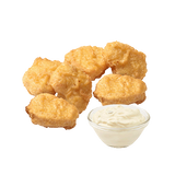 Пилешки хапки 6 броя + сос