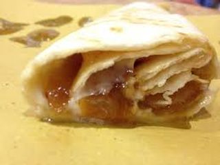 Piadina con squacquerone e marmellata