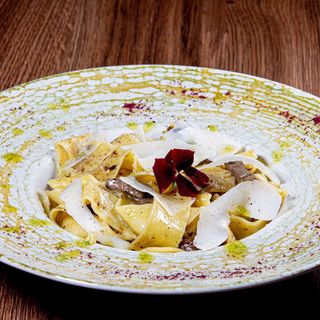 Pappardelle cu muschi de vita si trufe