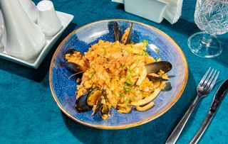 Risotto cu fructe de mare