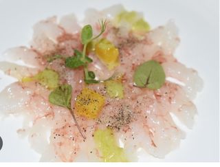 025. Carpaccio amaebi 2 pezzi