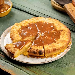 Tarta cu mar și caramel