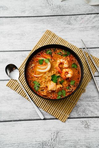 Рамен с морепродкутами