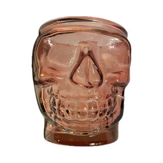 Bicchiere teschio rosa