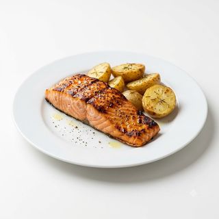 Salmón A La Plancha