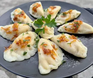 Pierogi ruskie z pieprzem