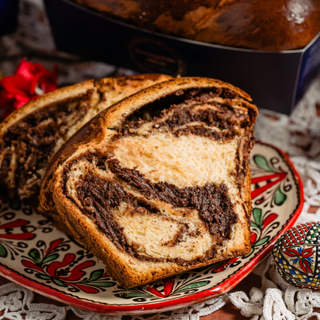 Cozonac moldovenesc cu ciocolata belgiana