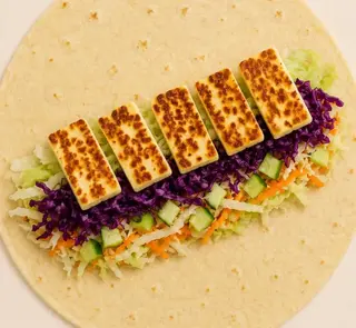 Tortilla Kebab Rollo Halloumi