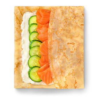 МАСКАРПОНЕ С ЛОСОСЕМ И СВЕЖИМ ОГУРЦОМ (230г)