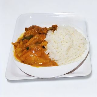 Chicken Sauce With White Rice