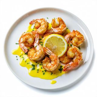 323.. Gamberi al limone