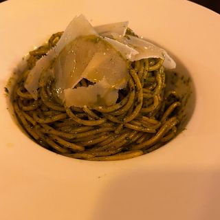 Espaguetis al Pesto