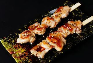 Yakitori Pollo Con Salsa Teriyaki