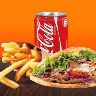 37. Menú Kebab Solo Carne