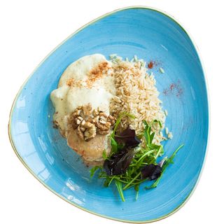 Pui cu sos gorgonzola