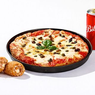 Marghe olive e capperi + Suppli + Bibita 