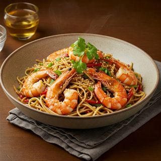 Prawns with Noodles