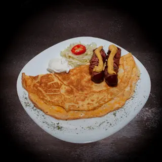 Omlet sa kobasicama