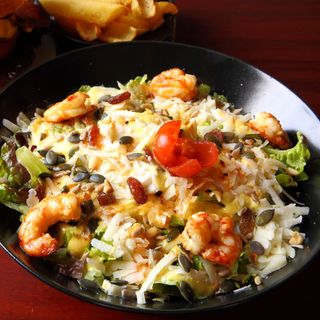 Ensalada Con Langostinos