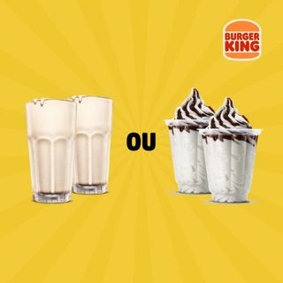 Sundae ou Milkshake Petit 1 acheté + 1 offert