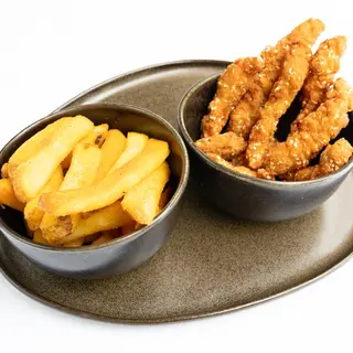 Chicken strips + Pommes frites
