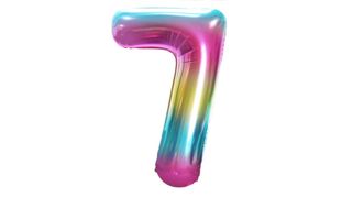 Balon 92cm tęczowy 7