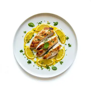 Pollo Con Salsa Limón