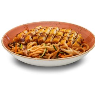 YakiUDON Con Pollo Rebozado