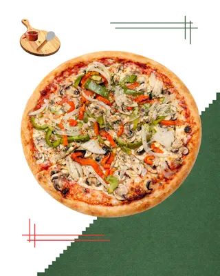 Pizza Vegetariana (33 Cm.)