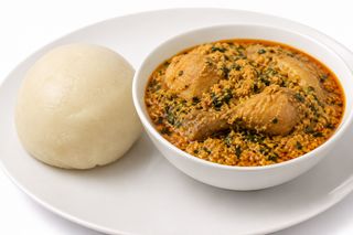 Soupe Egusi Au Poulet & Eba