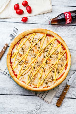 Пицца Курица с грибами