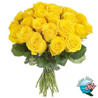 Bouquet di rose gialle
