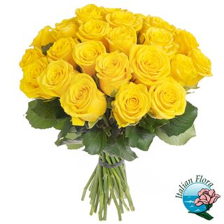 Bouquet di rose gialle
