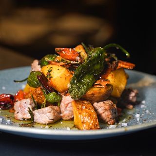 Dados de  Ternera Gallega al Ajillo