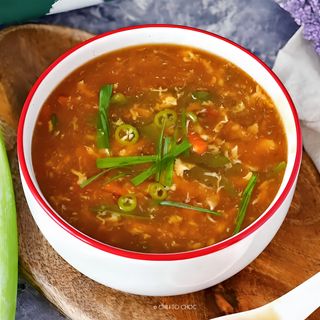 Hot & sour chicken soup
