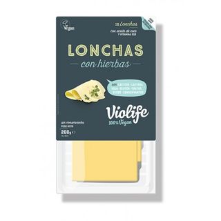 Lonchas Veganas Queso Con Hierbas Violife...