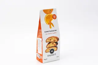 Cantuccini z kandyzowaną pomarańczą. 180 g