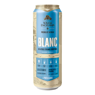 Volfas Engelman Blanc, нефильтрованное светлое пиво/ Volfas Engelman Blanc, blondă nefiltrată