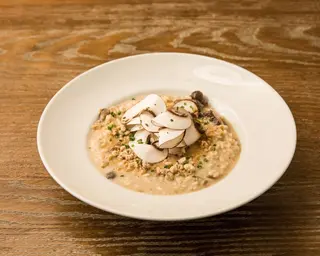 RISOTTO AI FUNGHI E FOIE