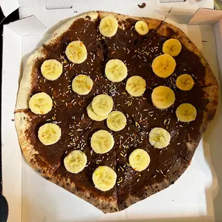 Pizza Banana e Nutella