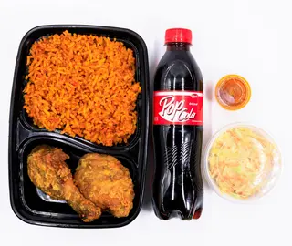 Jollof Rice Combo + Pop Cola