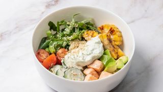 Боул с креветками