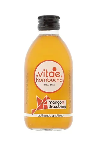Kombucha Mango Y Fresa Vitae 250Ml