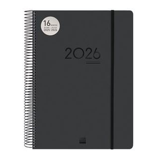 Agenda 2025 26 Ikon D/P E40 Negro - 8422952397519