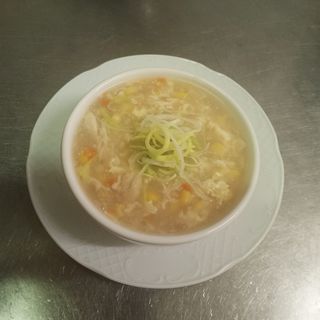5A.玉米鸡丝汤 (Sopa De Maíz y Pollo)