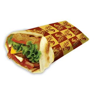 Piadina cheddar burger