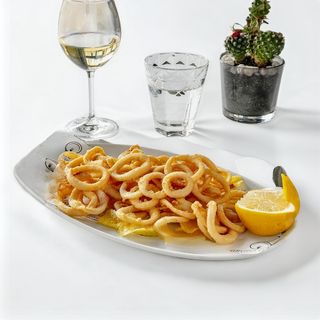 Calamares de potera a la Andaluza.