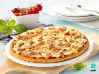 Pizza atun familiar