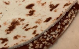 Piadina - Nutella con granella di mandorle